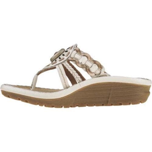 Women's Earth Gale Off White Viva Soft Calf Earth Sandals