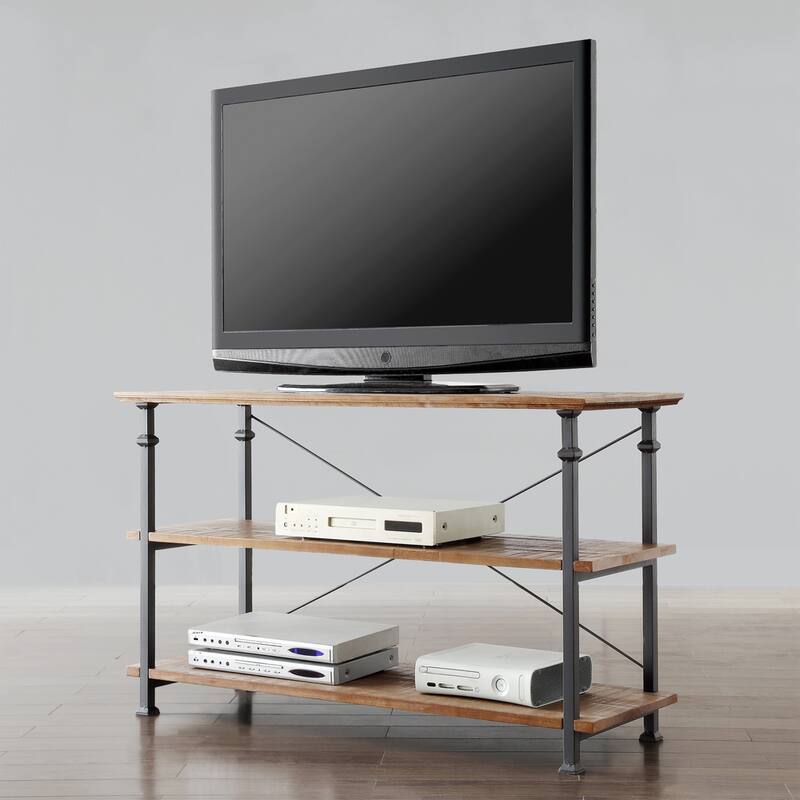 Myra Vintage Industrial Modern Rustic 3-piece TV Stand Set by iNSPIRE Q Classic