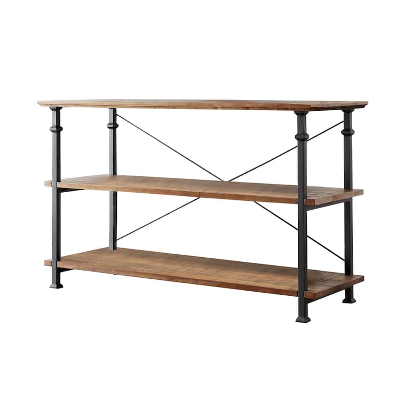 Myra Vintage Industrial Modern Rustic 3-piece TV Stand Set by iNSPIRE Q Classic