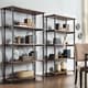 preview thumbnail 4 of 11, Myra Vintage Industrial Modern Rustic 3-piece TV Stand & 40-inch Bookcase Set by iNSPIRE Q Classic