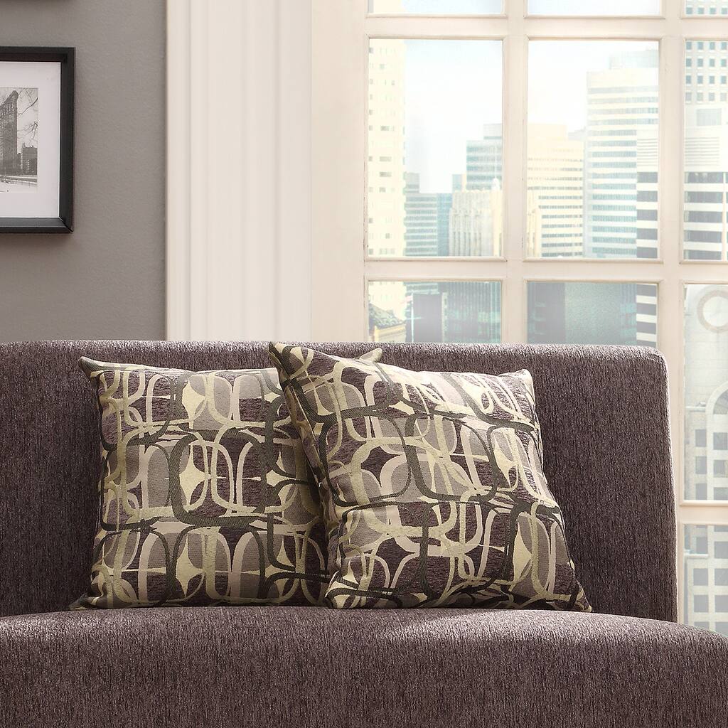 INSPIRE Q Clybourn 18-inch Toss Mod Geometric Accent Pillow (Set of 2)
