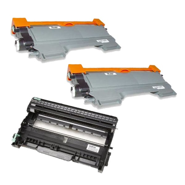 Brother TN450 Compatible Black Toner Cartridges / DR420 Compatible Drum Units (Pack of 3) Laser Toner Cartridges