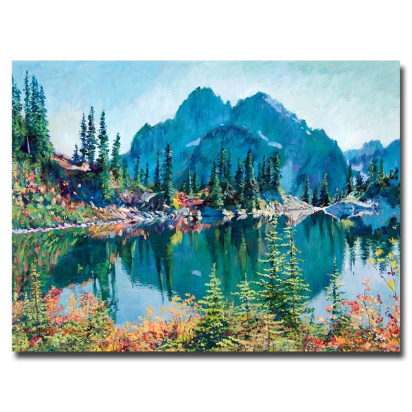 David Lloyd Glover Reflections on Gem Lake Canvas Art