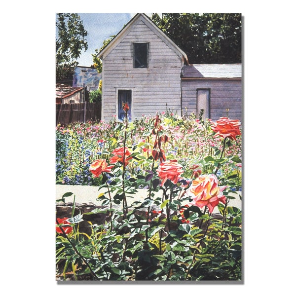 David Lloyd Glover 'Rose Garden' Canvas Art
