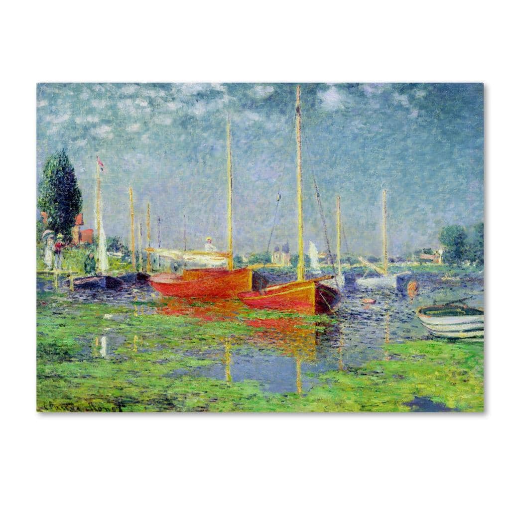 Claude Monet 'Argenteuil' Canvas Art