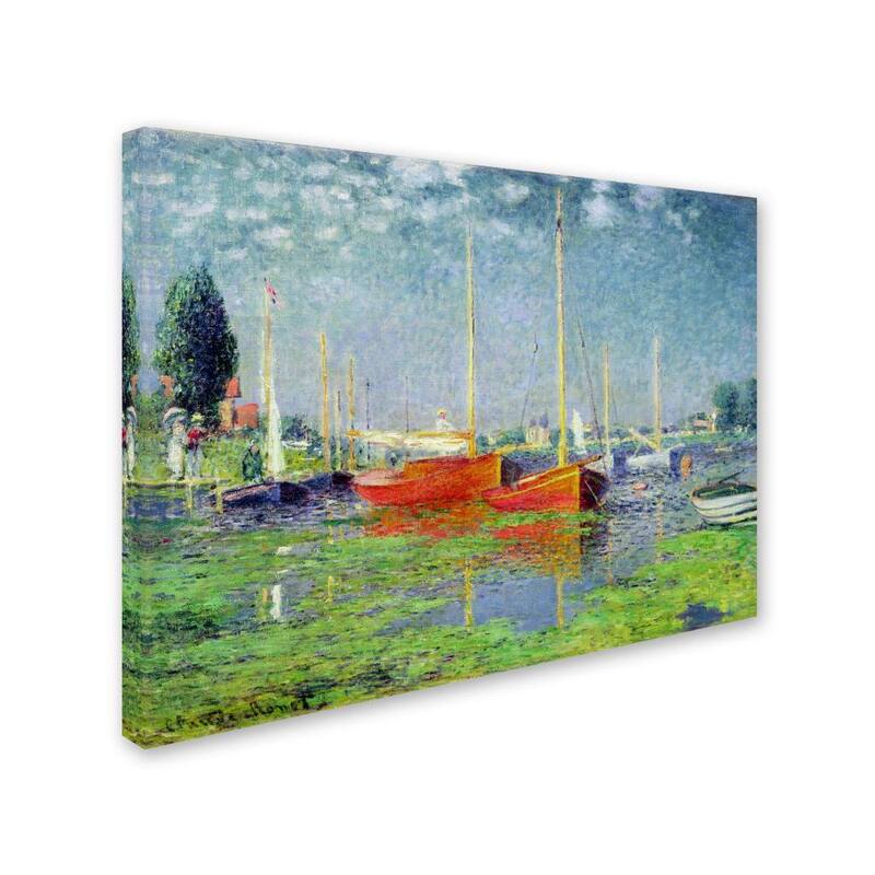 Claude Monet 'Argenteuil' Canvas Art