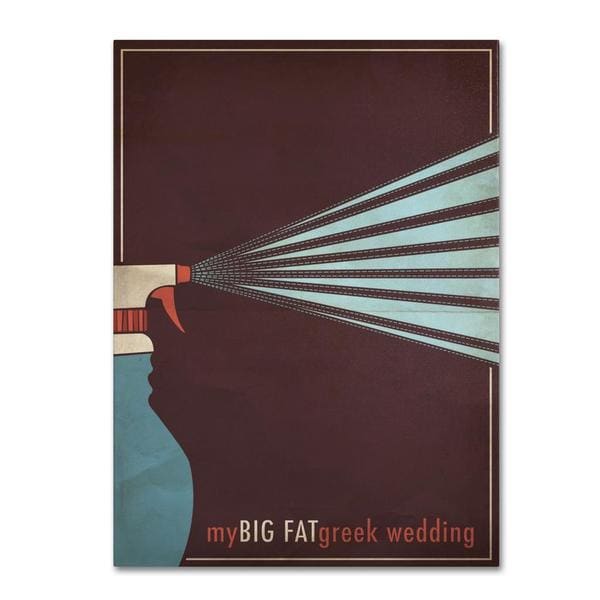 Megan Romo My Big Fat Green Wedding Canvas Art   Shopping