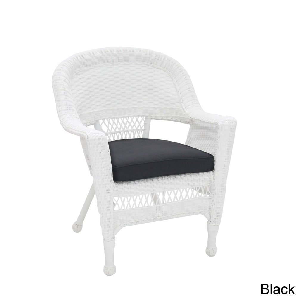 White Wicker Chair Cushion Set of 4 On Sale Bed Bath