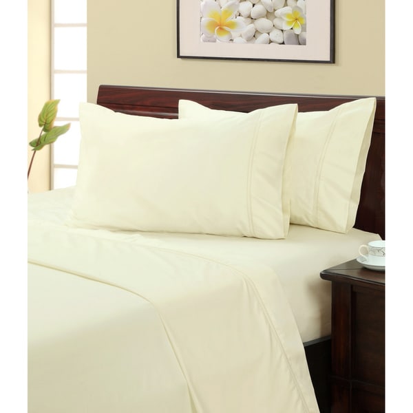 Concierge Collection 500 Thread Count Cotton Rich Solid Sheet Set