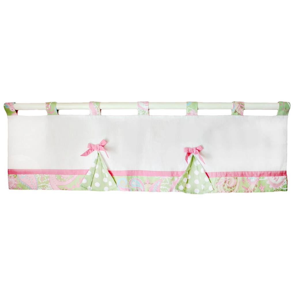 My Baby Sam Pixie Baby Curtain Valance in Pink