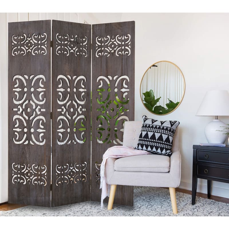 Shinto 3-Panel Wood Screen (China)