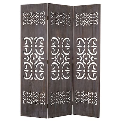 Shinto 3-Panel Wood Screen (China)