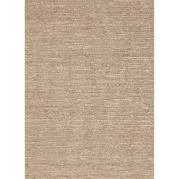 Hand woven Naturals Solid Pattern Ivory Rug (8 x 10)   15515540