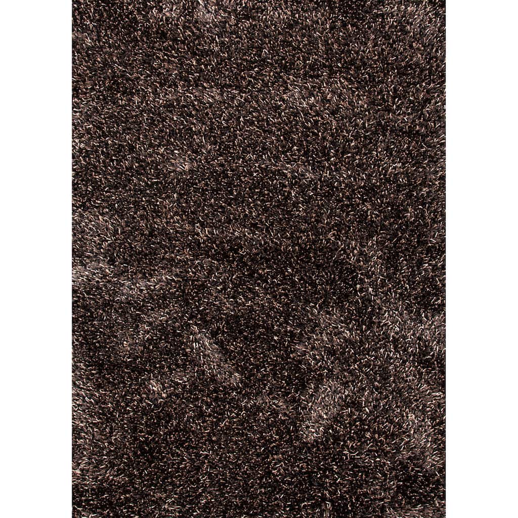 Axel Solid Black/ Brown Area Rug (5' X 8') - 5' x 8'