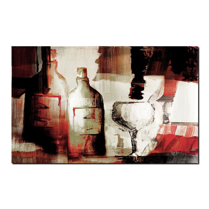 Ready2HangArt 'Abstract Wine ' Gallery-wrapped Canvas Wall Art