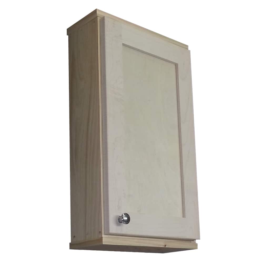 Shaker Series 24-inch Unfinished 5.5-inch Deep Inside On The Wall Cabinet