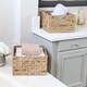 preview thumbnail 2 of 4, Seville Classics Water Hyacinth Storage Baskets, Hand-Woven 2-Pack
