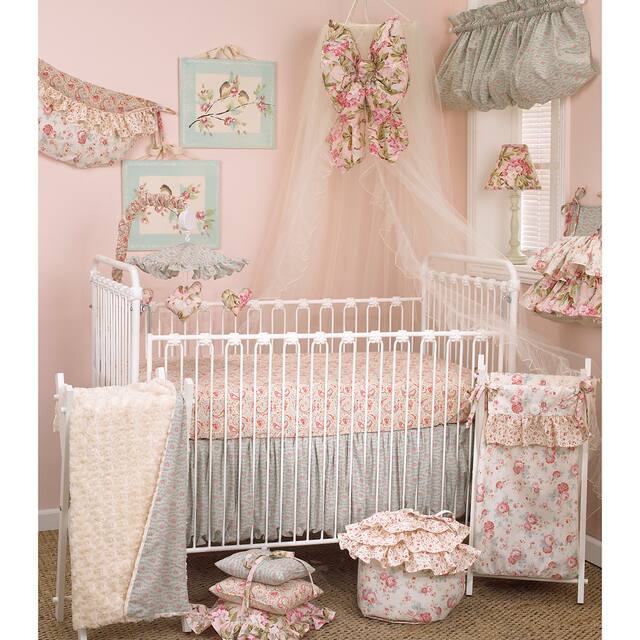 Cotton Tale Tea Party 3-piece Crib Bedding Set