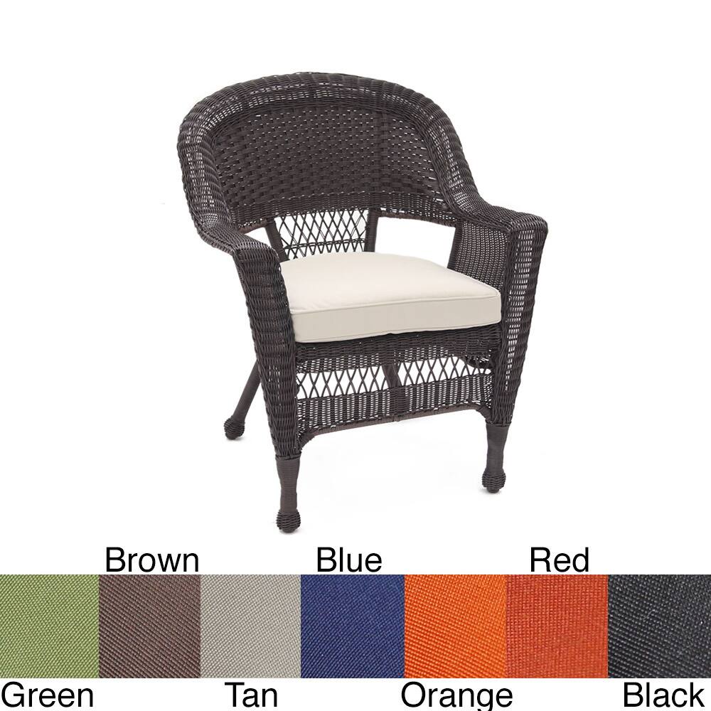 Espresso Wicker Chair