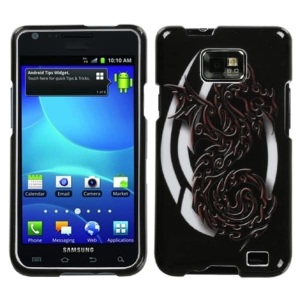 INSTEN Firebrand Dragon Protector Phone Case Cover for Samsung Galaxy S2 I777