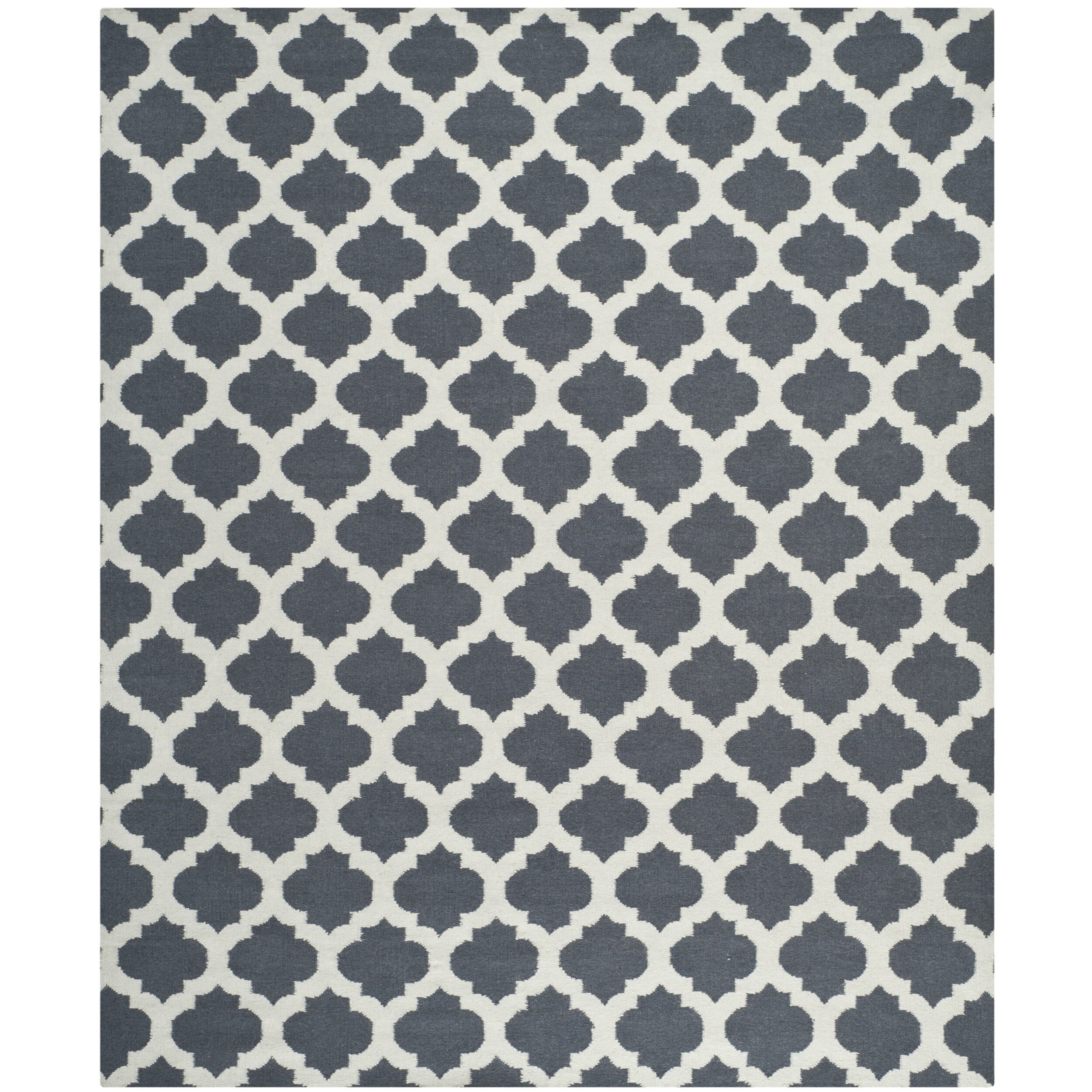 Safavieh Handwoven Transitional Moroccan Dhurrie Blue Wool Rug (6 X 9)