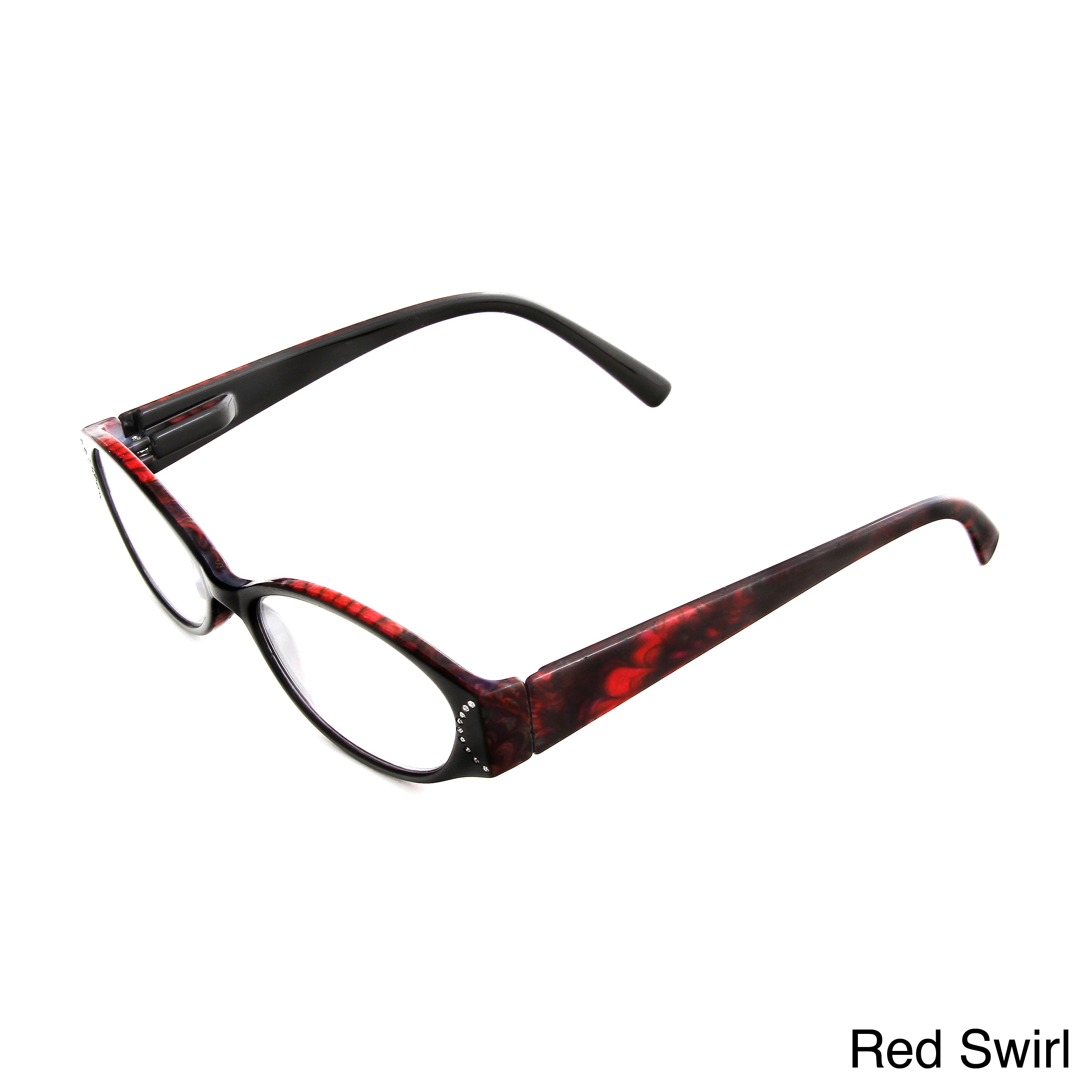 Hot Optix Womens Jeweled Oval Reading Glasses