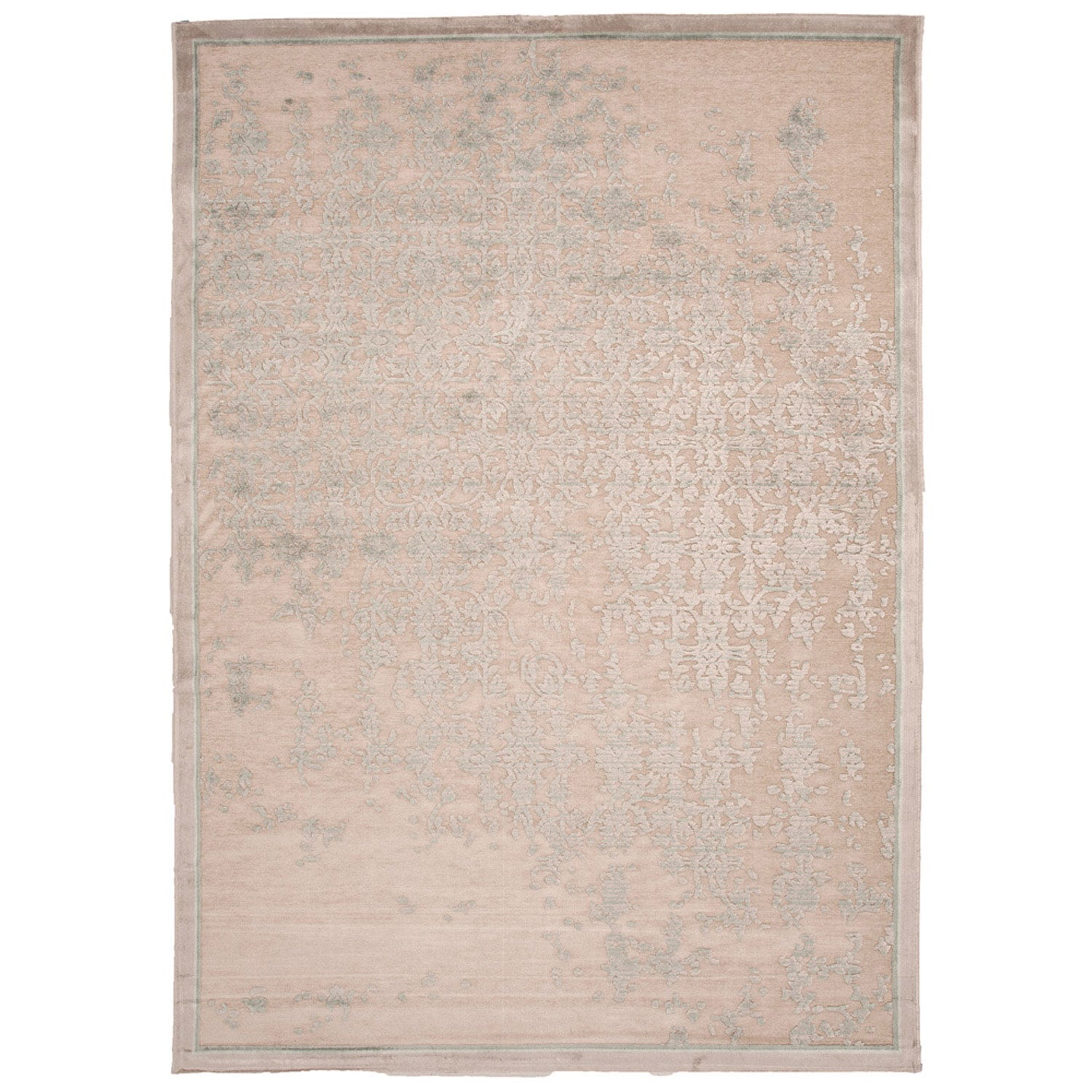 Contemporary Abstract Pattern Ivory Rug (5 X 76)