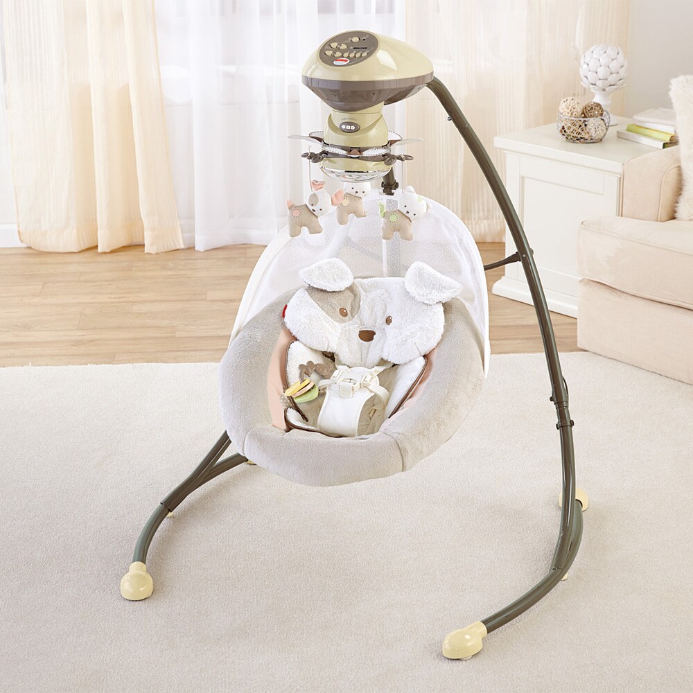 Fisher price cradle store n swing snugapuppy