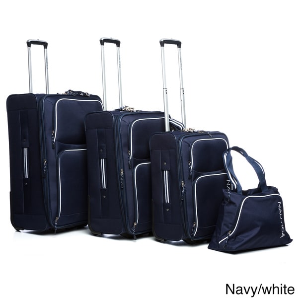 Nautica Catamaran II 4 piece Rolling Upright Luggage Set   15517743