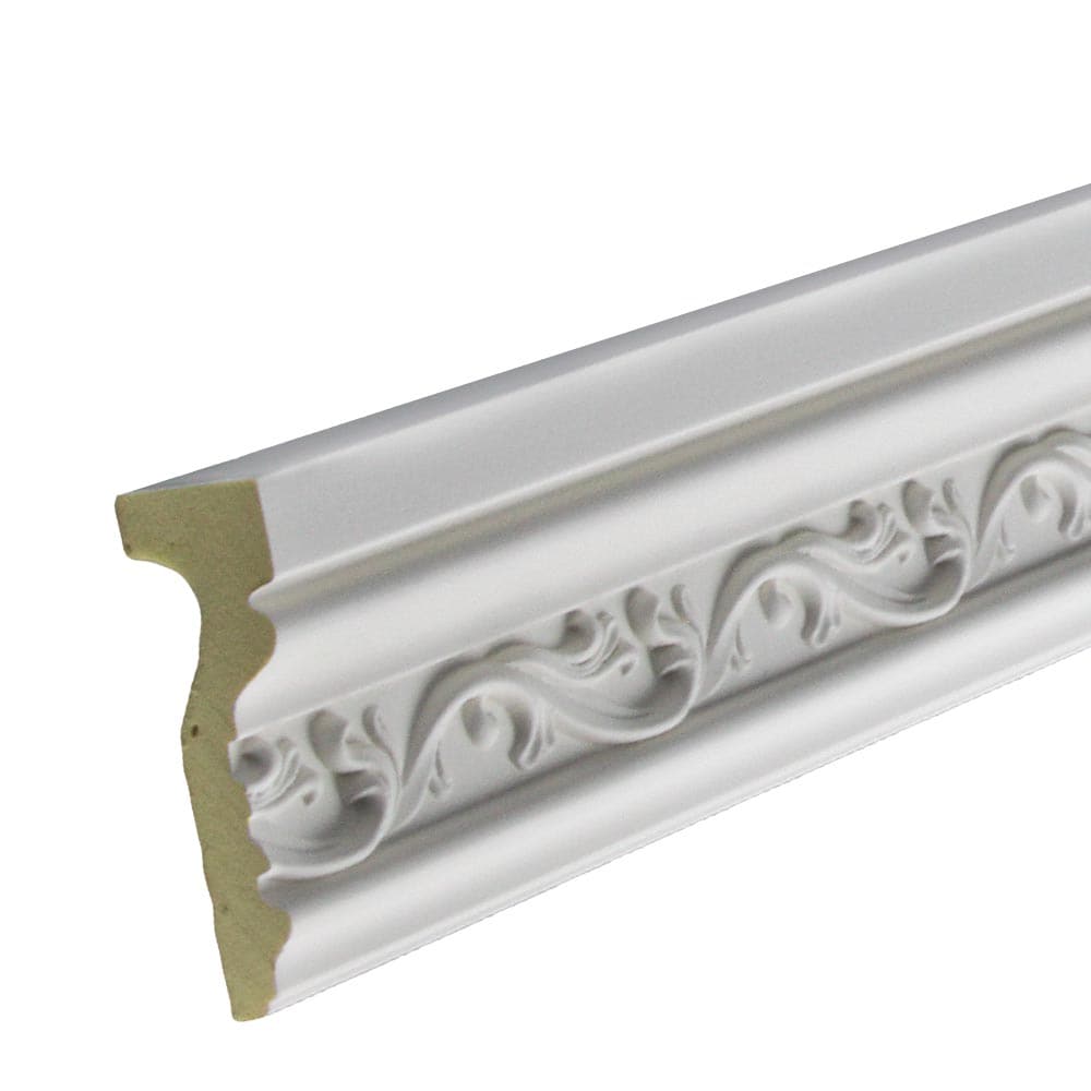 Shop 4 5 Inch Scrollwork Flat Molding 8 Pieces Free Shipping