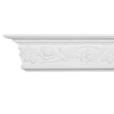 6.75-inch Scrolling Floral Crown Molding (8 pieces)