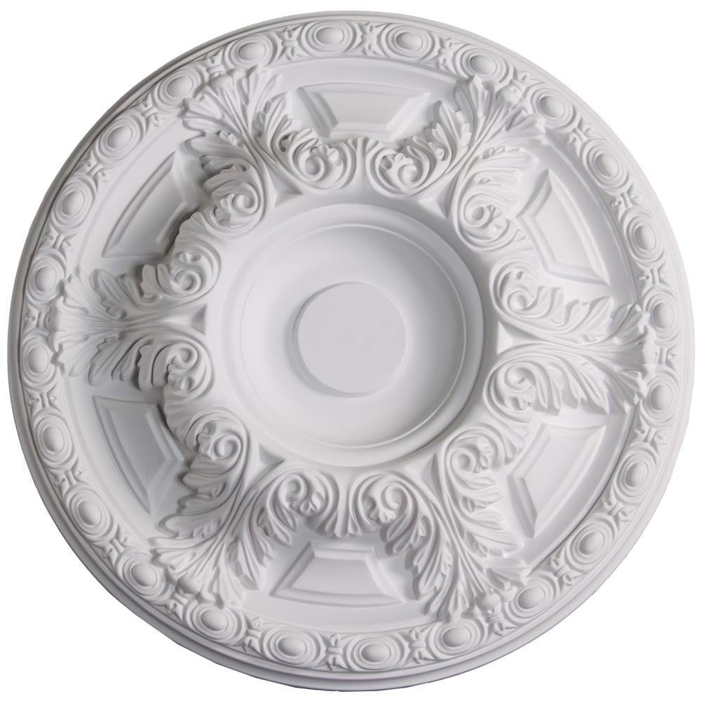 Shop Single 23 6 Inch Acanthus Leaf Egg Ceiling Medallion Free