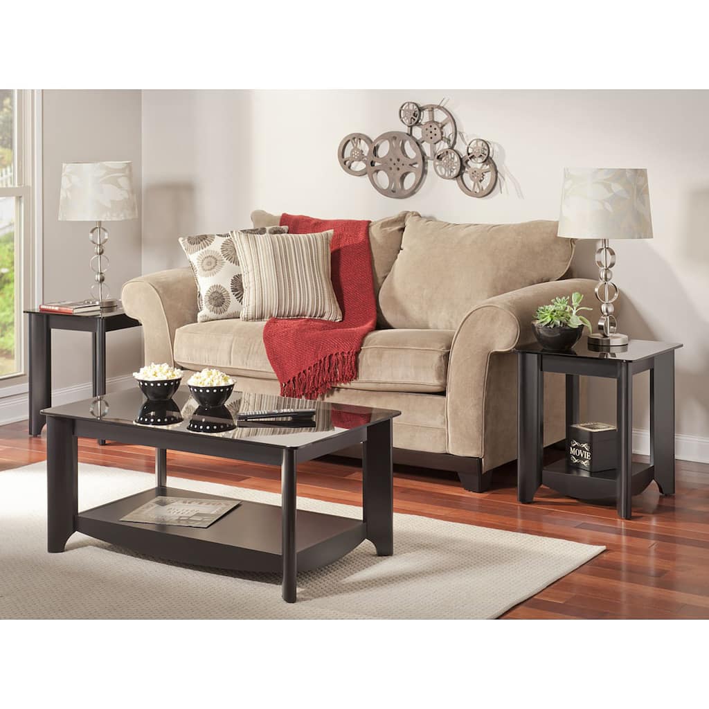 Coffee Table with End Tables - 40.00"L x 23.62"W x 21.93"H - 40.00"L x 23.62"W x 21.93"H