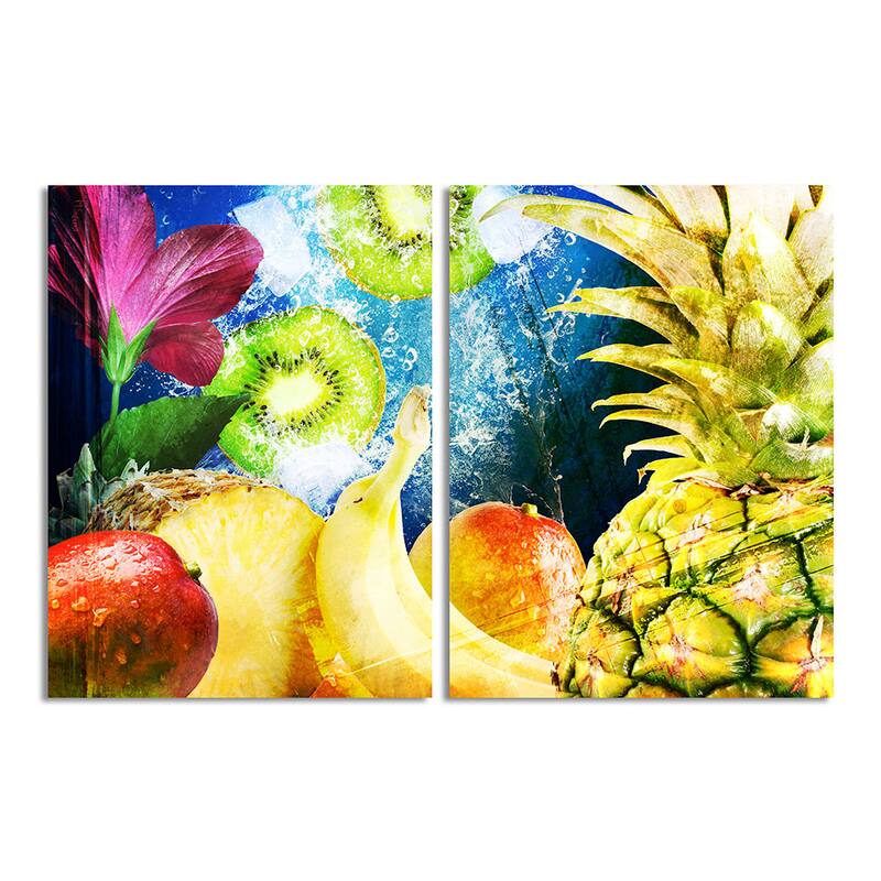 Ready2HangArt 'Tropical Fruit' 2-piece Gallery-wrapped Canvas Wall Art Set