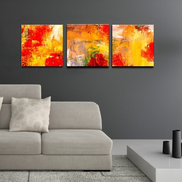 Ready2HangArt-'Abstract'-3-piece-Gallery-wrapped-Canvas-...