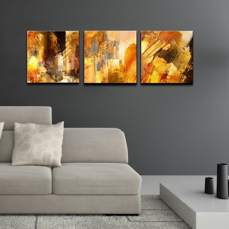 Ready2HangArt 'Abstract' Canvas Wall Art 3-pc Set