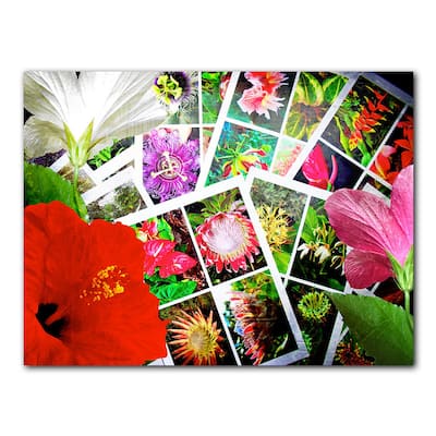 Ready2HangArt 'Tropical Flowers' Canvas Wall Art