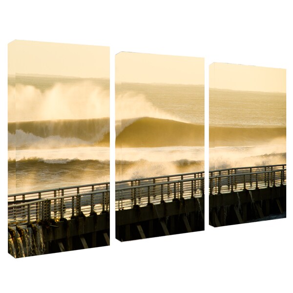 Nicola Lugo 'Surf Photography' Canvas Art 3 piece Set Ready2hangart Canvas