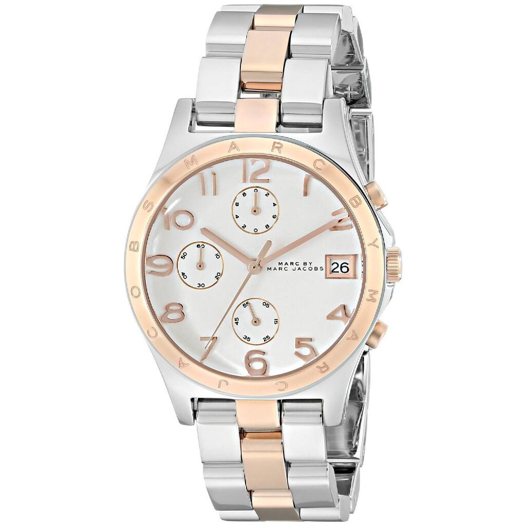 Marc Jacobs Women's MBM3070 'Henry' Two-tone Chronograph Watch