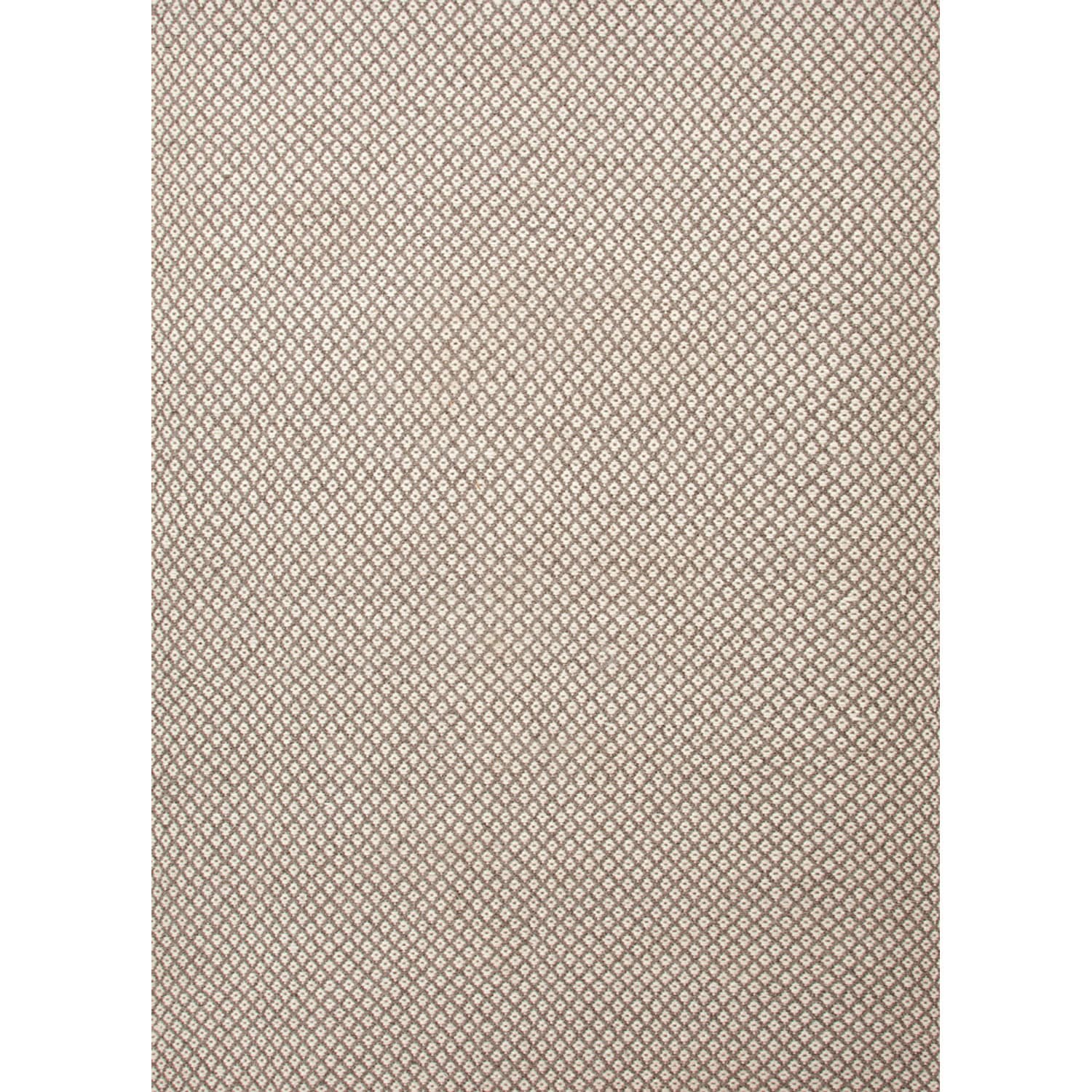 Handmade Flat Weave Solid Pattern Brown Rug (8 X 10)