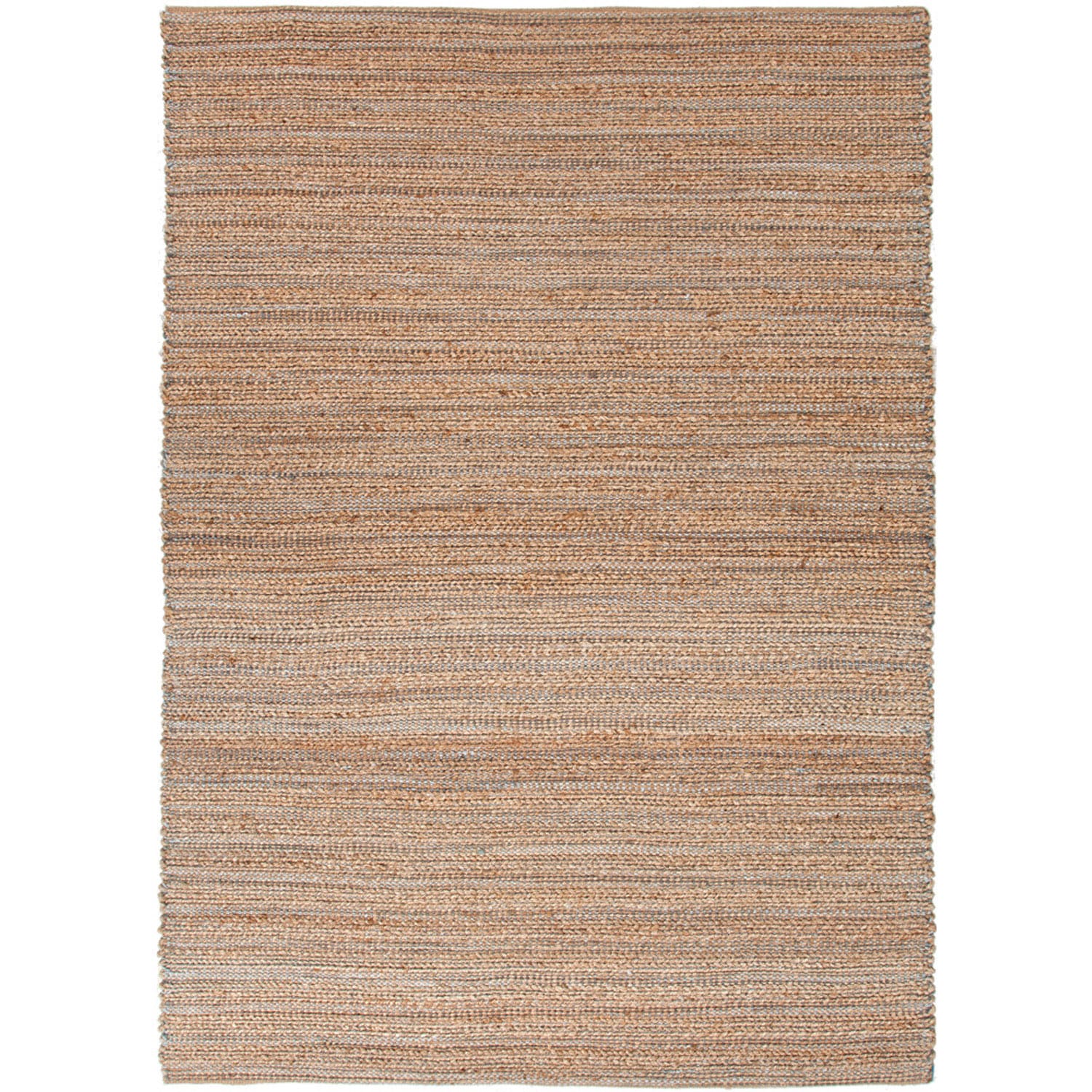 Handmade Naturals Blue Solid pattern Area Rug (8 X 10)