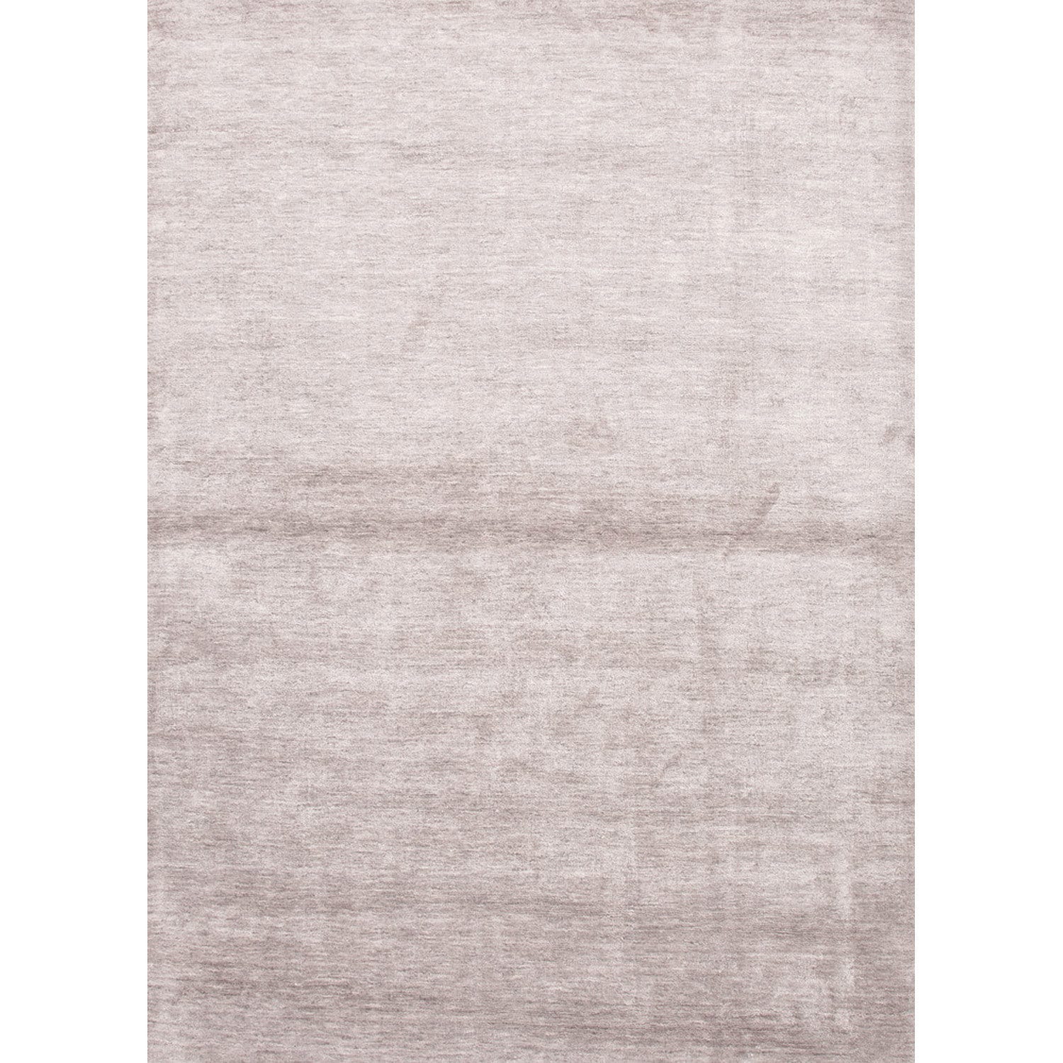 Hand loomed Solid Pattern Grey Rug (8 X 10)