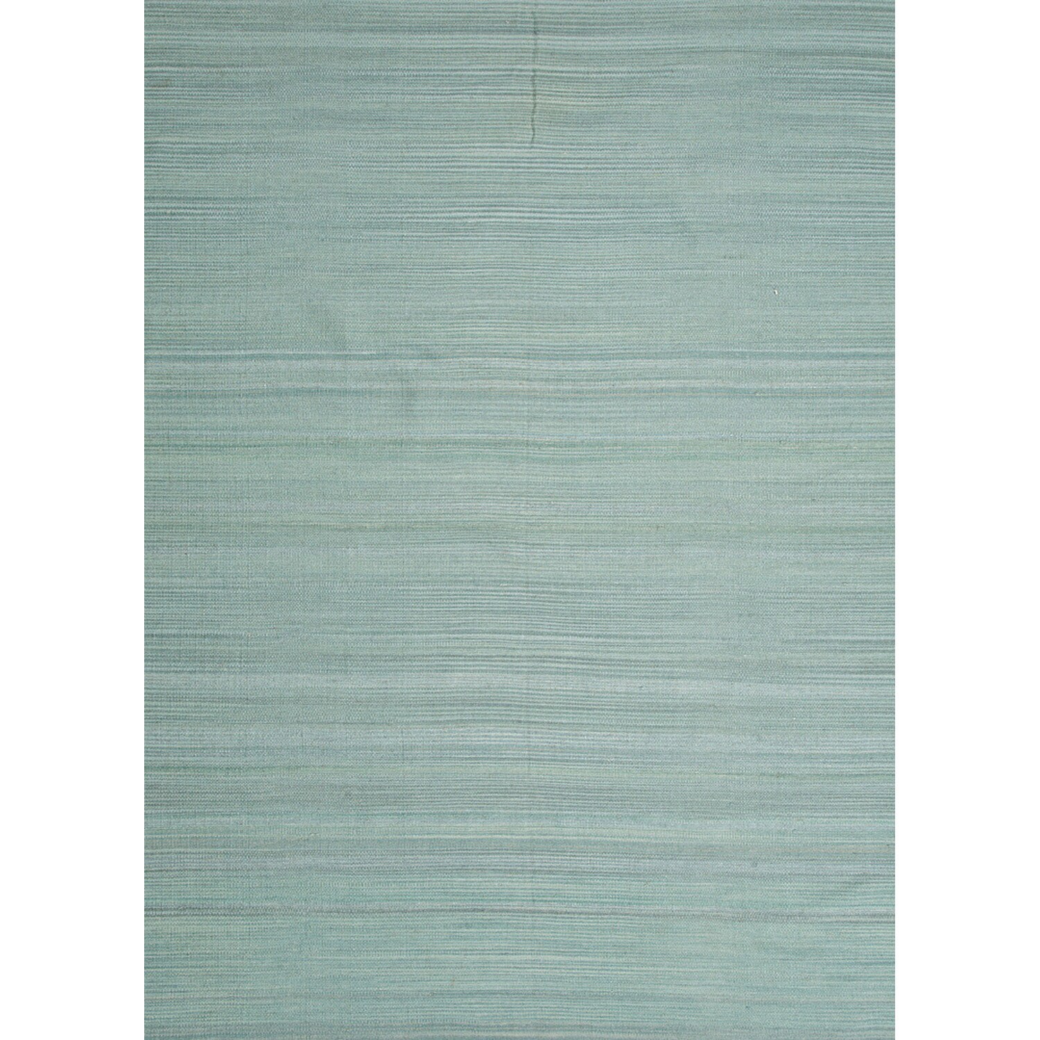 Handmade Flat Weave Solid Pattern Blue Rug (5 X 8)