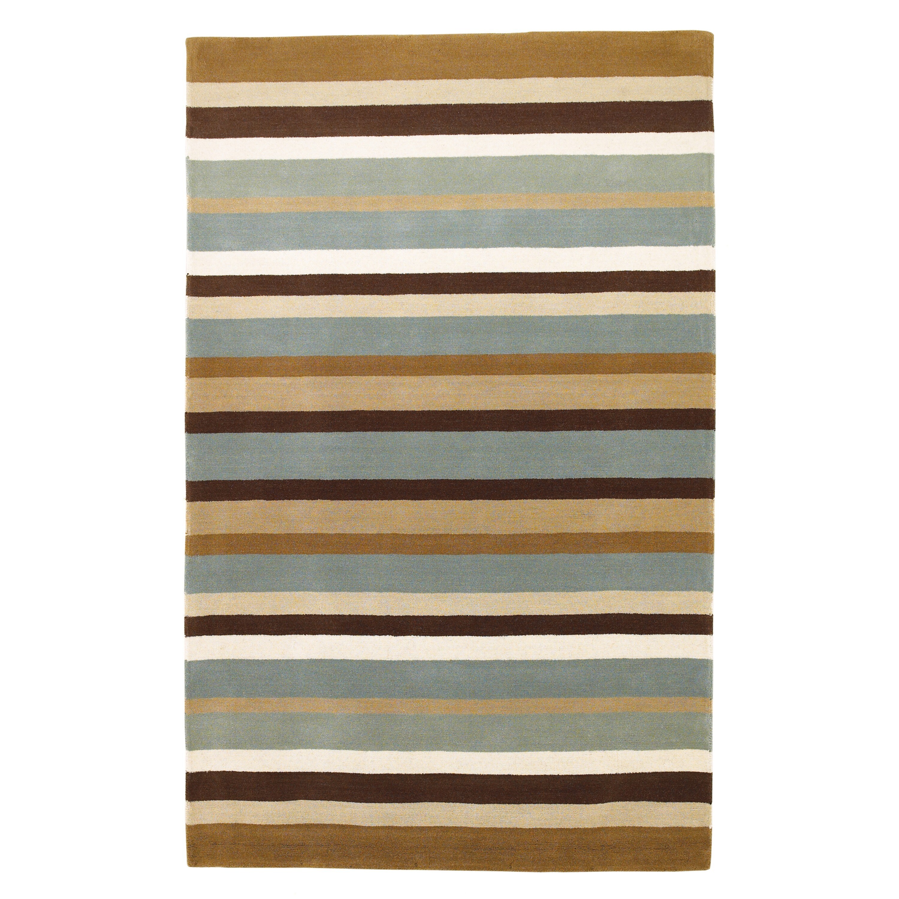 Domani Symmetry Seaside Horizon Wool Rug (8' x 10') - 8' x 10