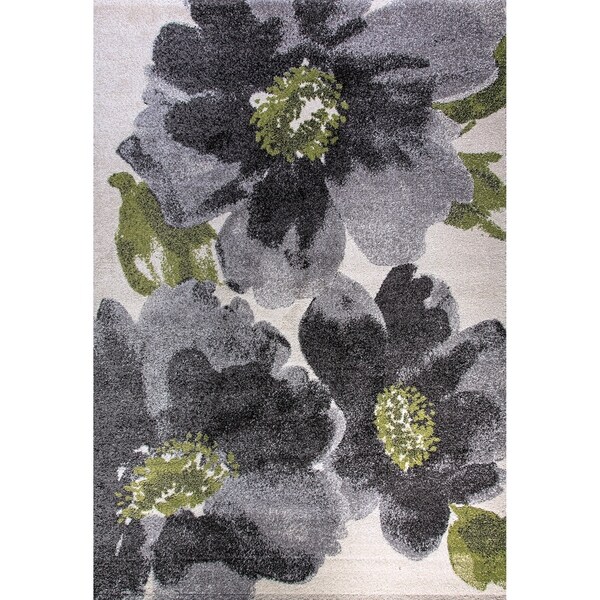 Eternity Floral Grey Rug - 7'10 x 11'2