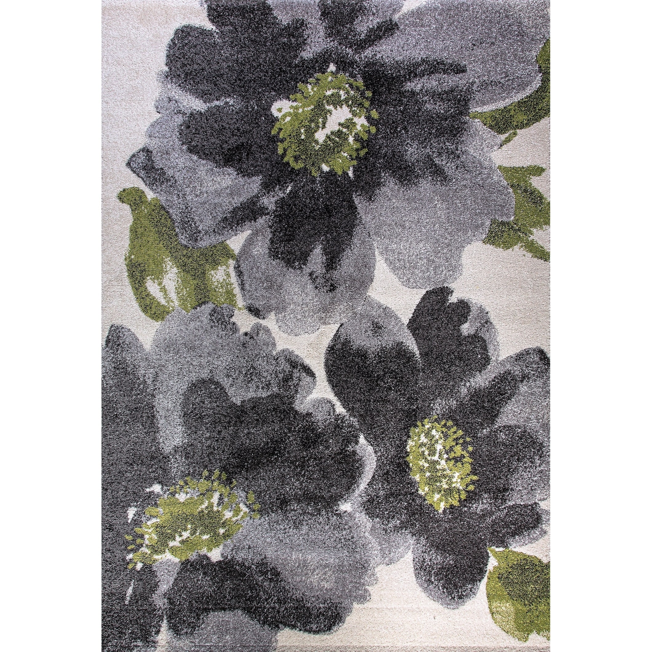 Eternity Floral Grey Rug (53 X 77)