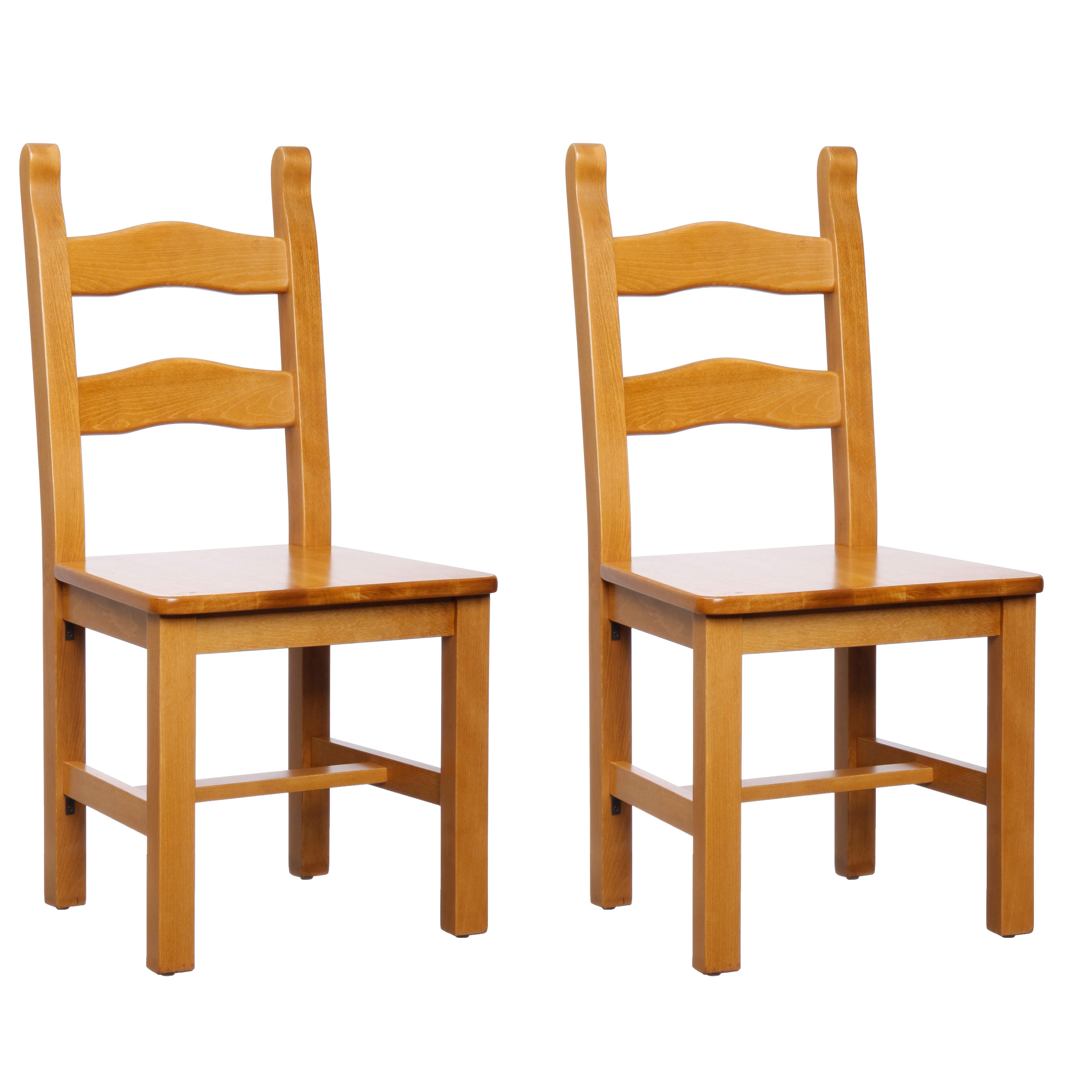 Monticello Cherry Finish Side Chairs (set Of 2)