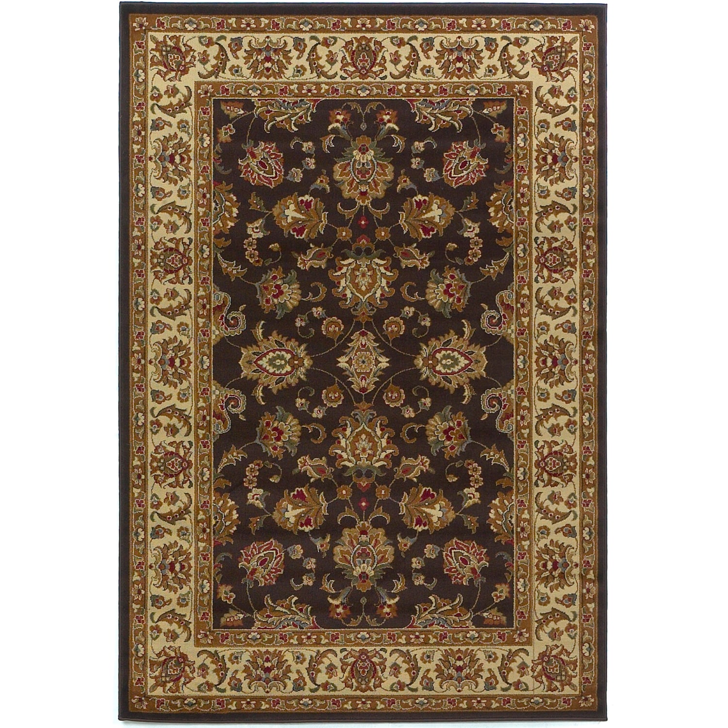 Domani Connections Kashan Mocha/ivory Area Rug (710 X 910)