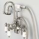 Option Hot and Cold labeled porcelain lever handles