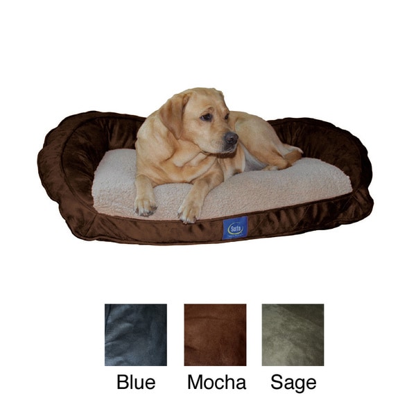 Shop Serta PillowFill Bolster Pet Bed Free Shipping Today Overstock